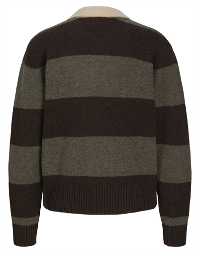 JJXX - JXRuby Polo Strik - Seal Brown